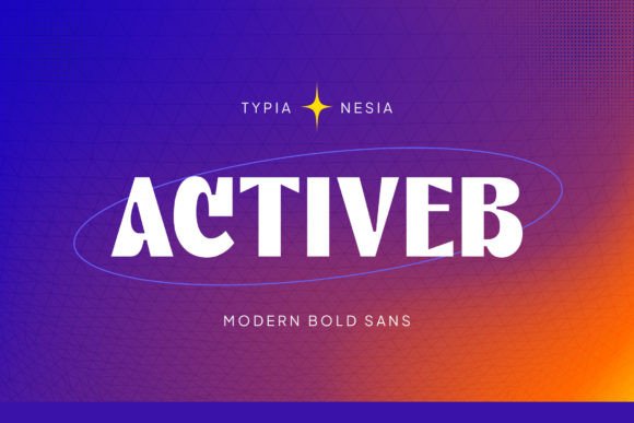 Activeb: A Bold Sans Serif That Brings Energy to Your Brand Materials