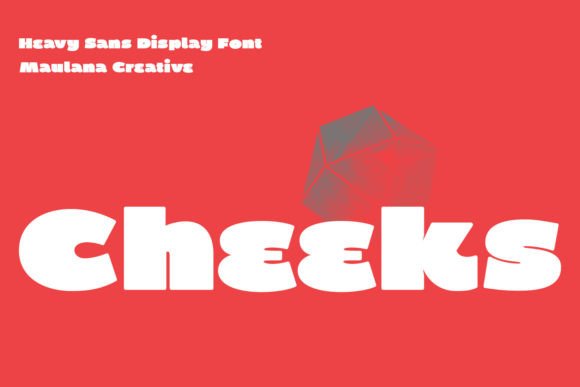 Cheeks Sans Serif Typeface for Bold Editorial Design
