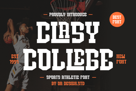 Clasy College: A Bold Sans Serif Typeface for Digital Creators