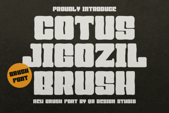 Cotus Jigozil Brush: A Bold Brush Font for Modern Branding