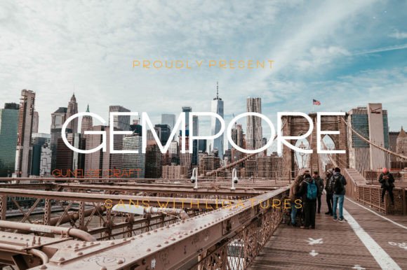 Gempore: A Modern Sans Serif Font for Marketing Impact