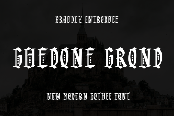 Ghedone Grond: A Blackletter Font for Bold Editorial Storytelling