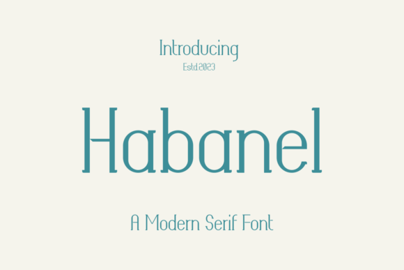 Habanel Font: A Modern Serif for Web Designers Who Want Impact