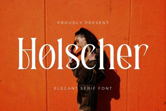 Holscher: A Modern Serif Font for Editorial Design