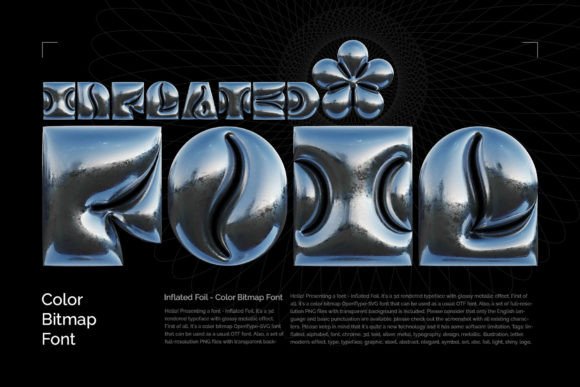 Inflated Foil: A Web Designer's Review of This Bold Color Font