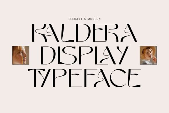 Kaldera Font: A Wavy Sans Serif for Bold Marketing Graphics