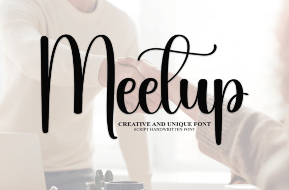 Meetup Font: A Friendly Handwritten Typeface for Your Brand