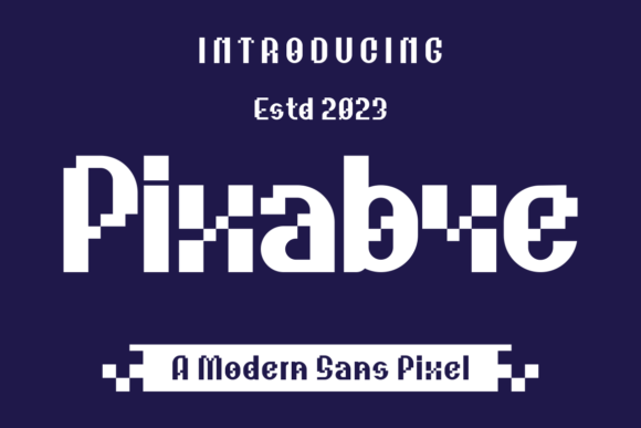 Pixabye: A Bold Display Font for Handmade Sellers