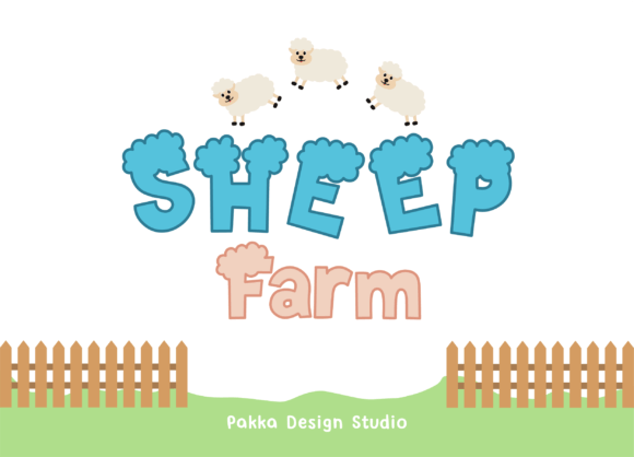 Sheep Farm Font: A Fluffy Display Typeface for Web Design