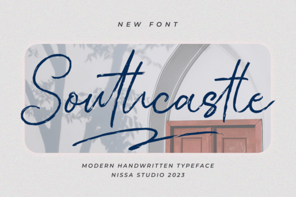 Southcastle: The Brushed Display Font That Commands Attention