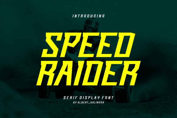 Speed Raider Font: A Bold Serif for Modern Branding