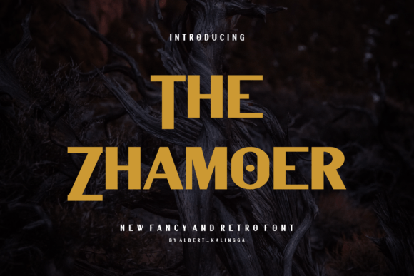 Testing Thezhamoer: A Bold Serif Font That Demands Attention in Digital Design