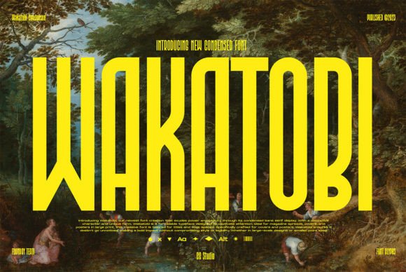 Wakatobi: A Condensed Sans Serif Font That Brings Strength to Handmade Labels and Packaging
