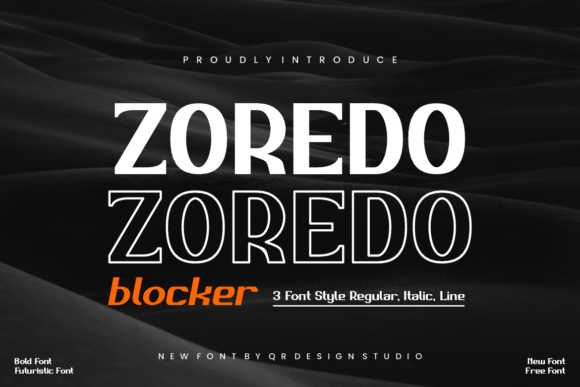 Zoredo Blocker: A Sans Serif Typeface That Clears the Noise